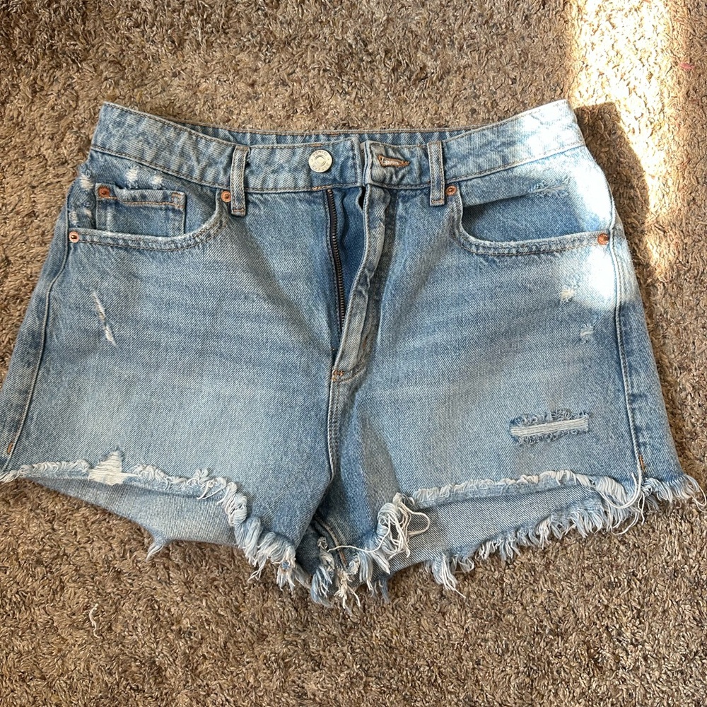 Denim High Waisted Shorts from Garage